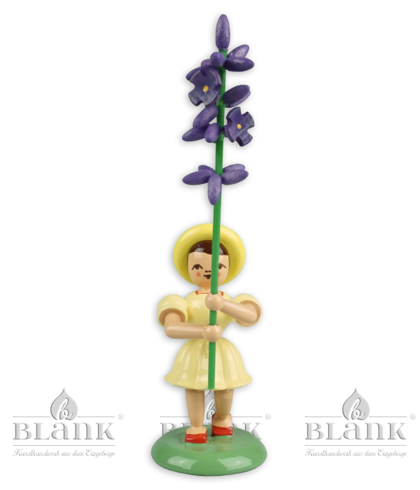 Blumenkind mit Lavendel, farbig