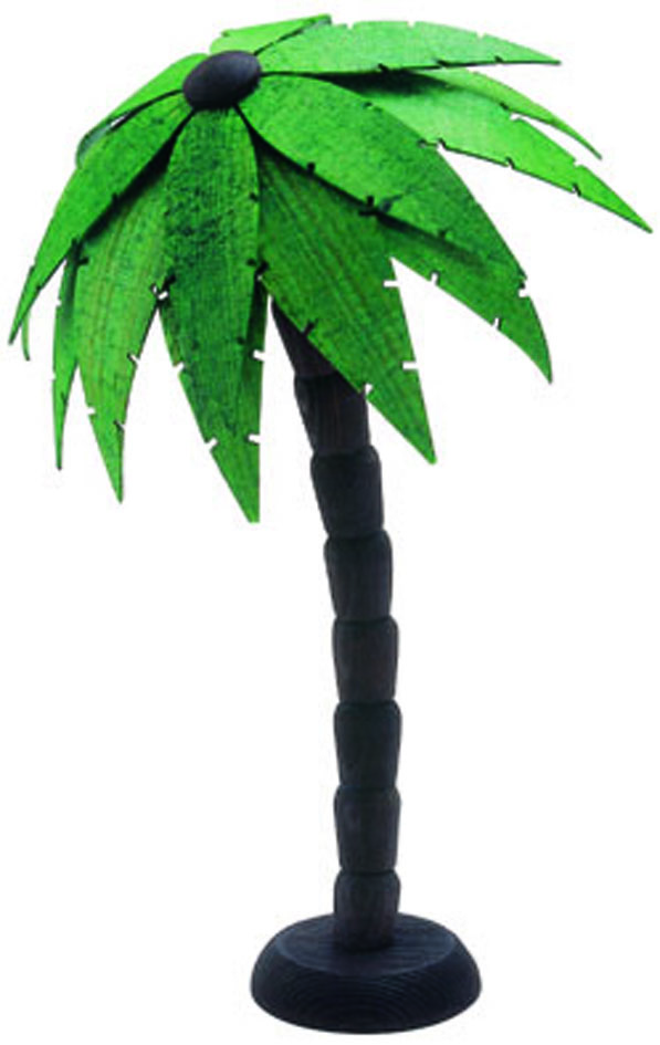 Palme, gebeizt 35 cm