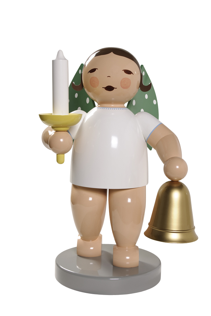 Engel, groß, mit Glocke und Kerze*, 60 cm