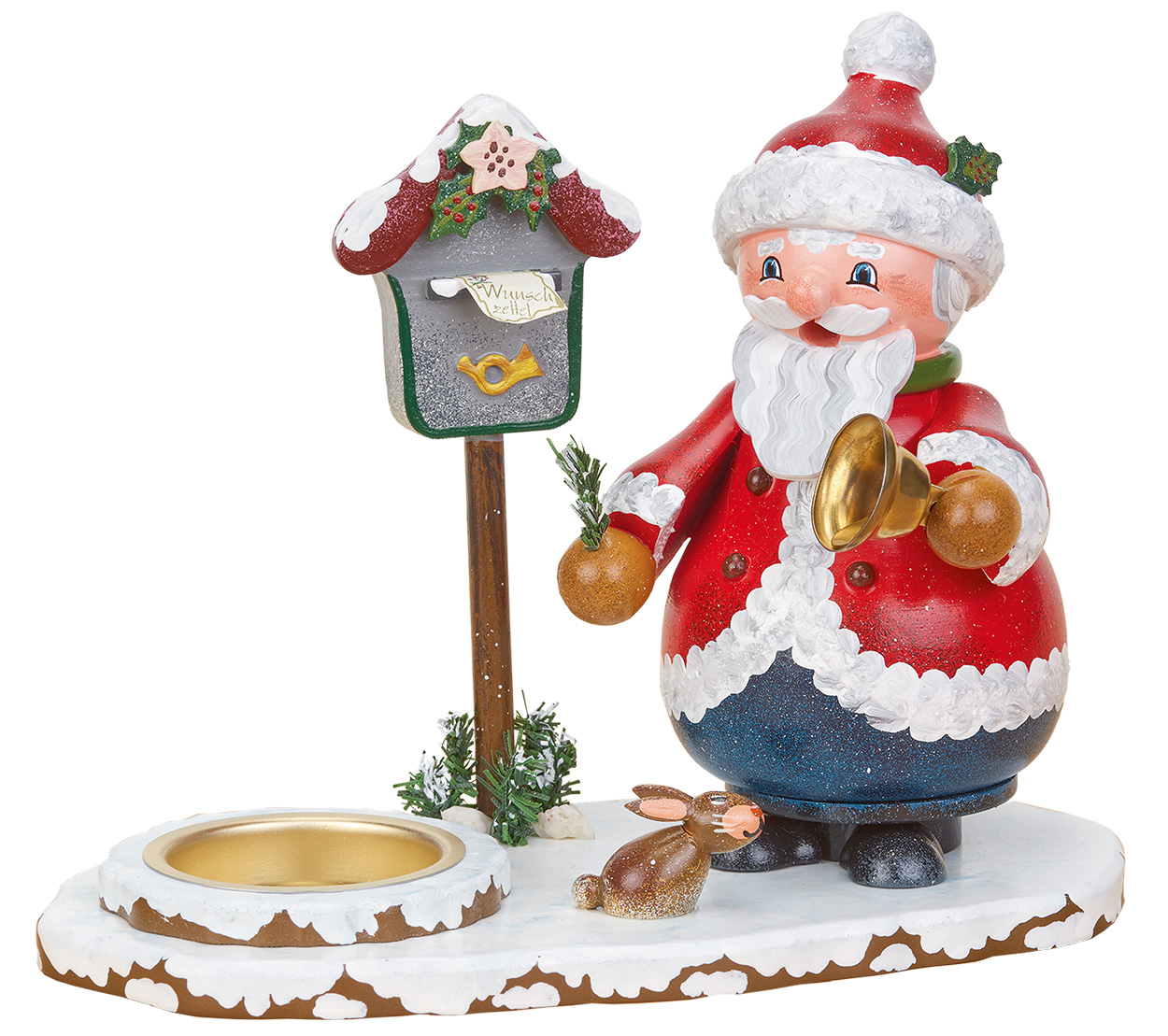 Räuchermann - Weihnachtsmann mit Teelicht